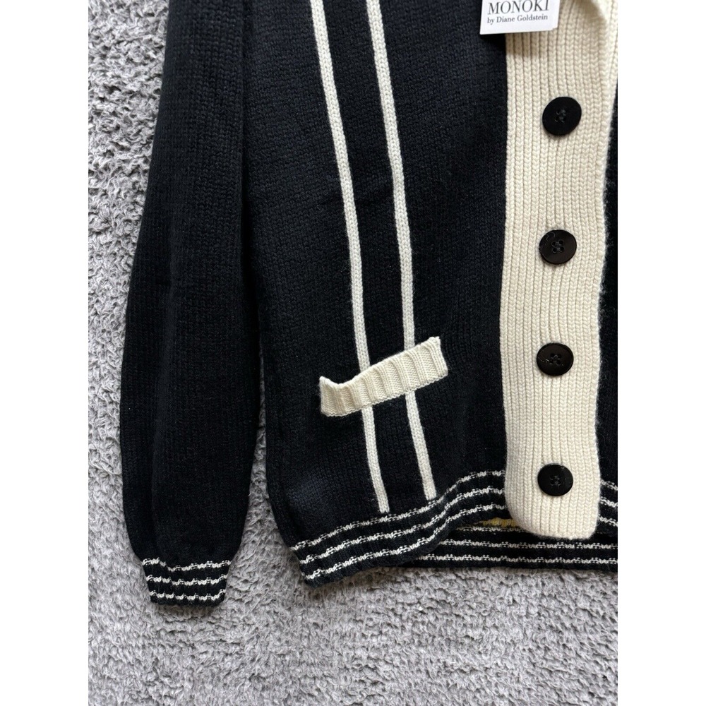 Monoki Diane Goldstein Knit Ace Of Cups Cardigan‎ Sweater Women's One Size $1033 - Picture 4 of 9